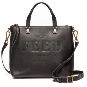 Eleanor Black Leather Crossbody Bag